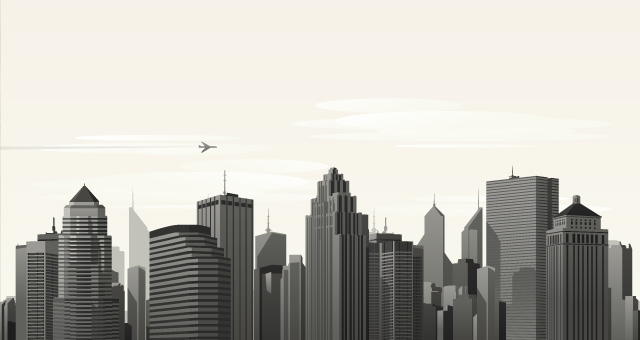 Vector City Skyline Vol1  Decorative Vectors  Pixeden