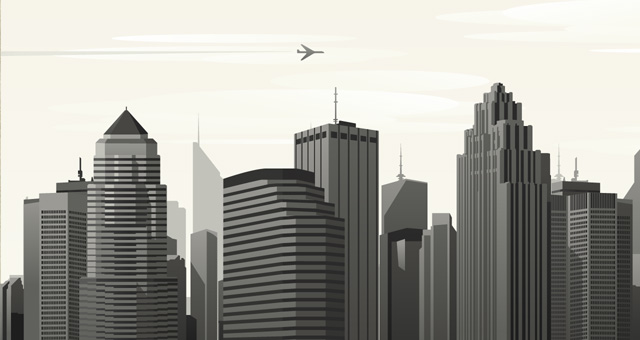 Vector City Skyline Vol1 Decorative Vectors Pixeden - town roblox city background