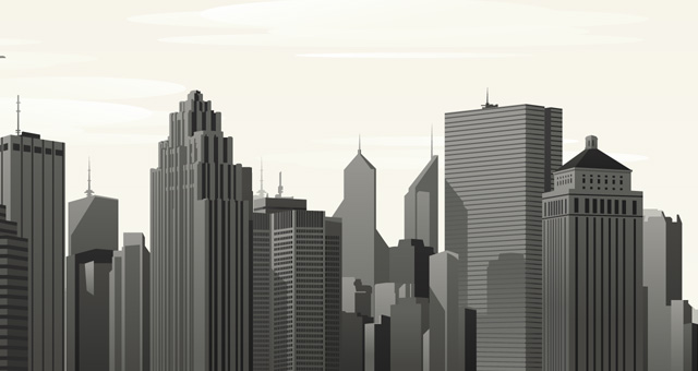 Vector City Skyline Vol1 | Decorative Vectors | Pixeden