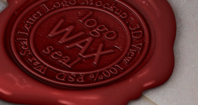 wax seal logo mock up template psd mock up templates pixeden letter wax seal
