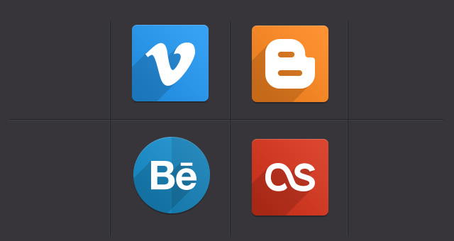 Download Psd Flat Social Icons Social Icons Pixeden