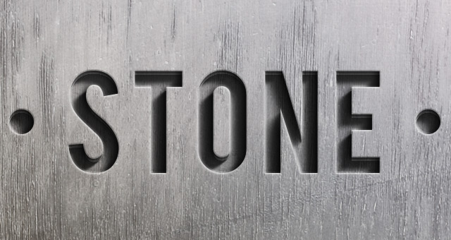 Chiseled Stone Photoshop Style