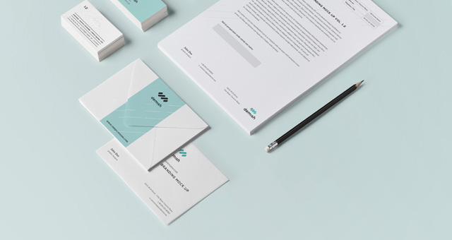 Download Stationery Branding Mock Up Vol 1 2 Psd Mock Up Templates Pixeden PSD Mockup Templates