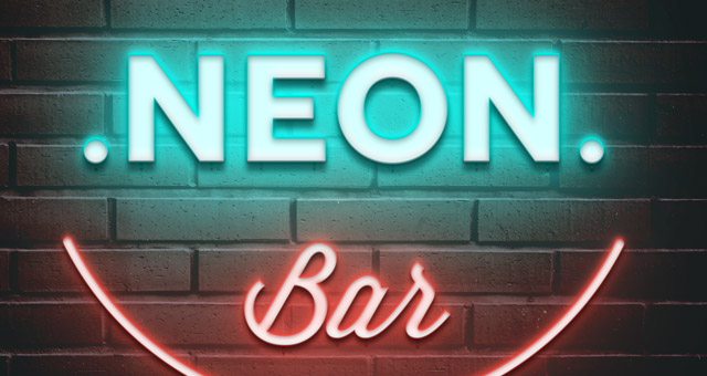 Psd Neon Text Effect Vol3 | Photoshop Text Effects | Pixeden