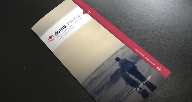 corporate tri fold brochure template