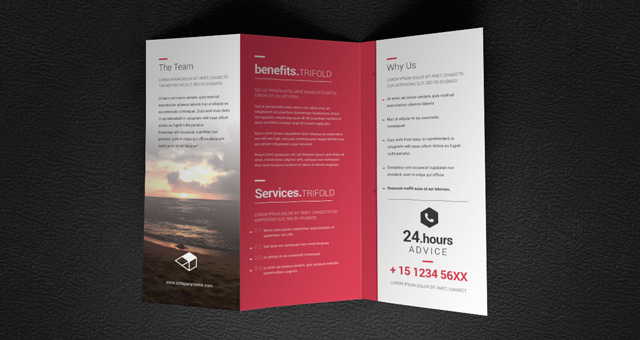 doma tri fold brochure template brochure templates pixeden trifold flyers