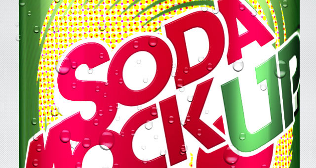 Soda Can PSD Mock-Up Template 03