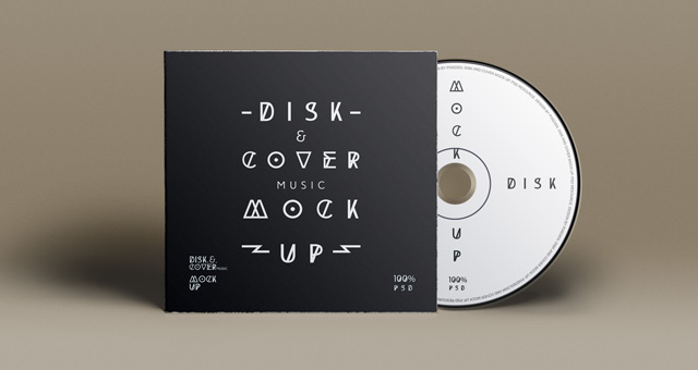 Psd Cd Cover Disk Mock Up Psd Mock Up Templates Pixeden