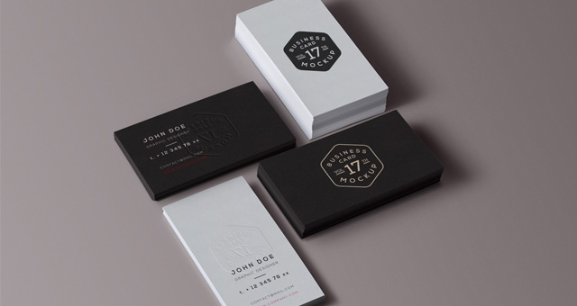 horizontal business cards