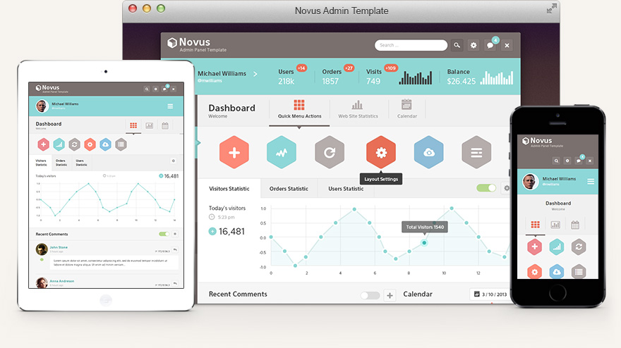 Novus HTML5 Admin Template | Html5 Bootstrap Admin ...