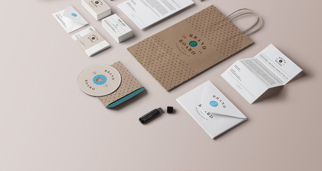 Download Stationery Branding Mock Up Vol 5 Psd Mock Up Templates Pixeden