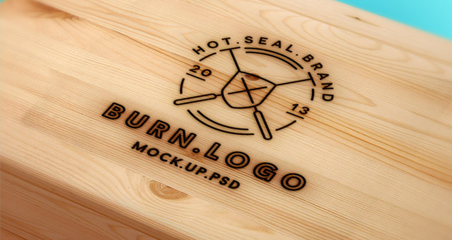 Download Wood Burning Logo Mock Up Template Psd Mock Up Templates Pixeden