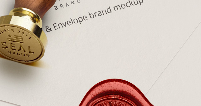 Psd Wood Wax Seal Stamp Mockup Psd Mock Up Templates Pixeden