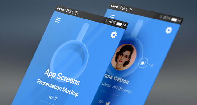 Download Perspective App Screens Mock-Up 7 | Psd Mock Up Templates ...