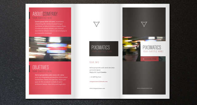 How To Set Up A Tri Fold Brochure Plus Free Template Bug