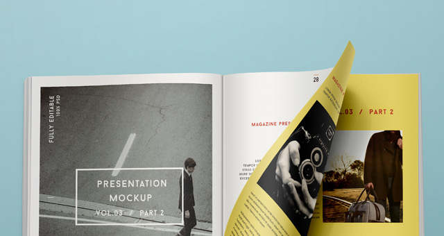 Download Psd Magazine Mockup View Vol3-2 | Psd Mock Up Templates ...