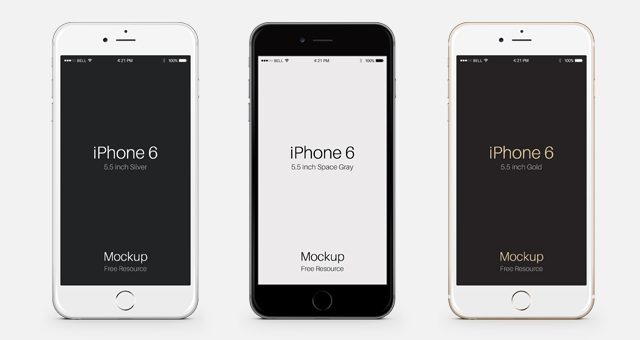 Iphone 6 Plus Psd Vector Mockup Psd Mock Up Templates Pixeden