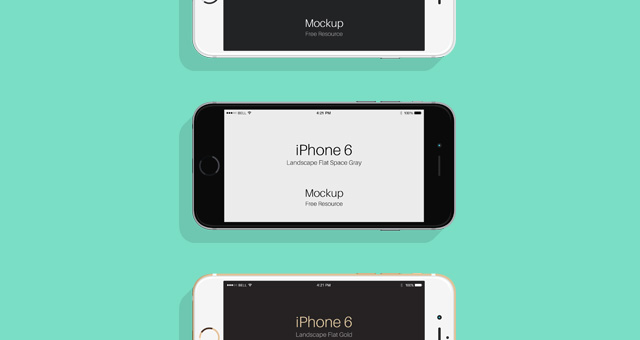 Download Flat Psd iPhone 6 & 6s Mockup | Psd Mock Up Templates ...