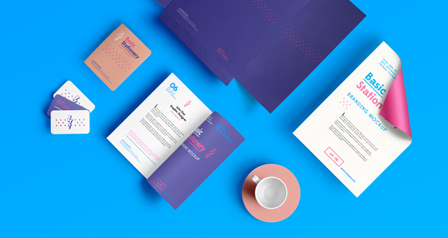 Download Basic Stationery Branding Vol 6 | Psd Mock Up Templates | Pixeden