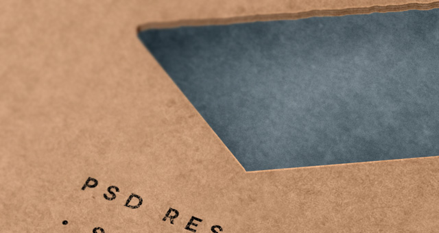 Cutting Cardboard Logo Mock-Up | Psd Mock Up Templates ...