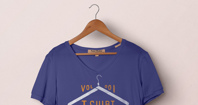 Psd V-Neck Tshirt Mockup Vol1 | Psd Mock Up Templates ...