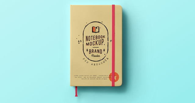 Classic Psd Notebook Mockup  Psd Mock Up Templates  Pixeden