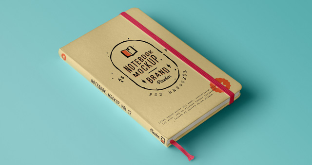 Classic Psd Notebook Mockup Vol2  Psd Mock Up Templates 