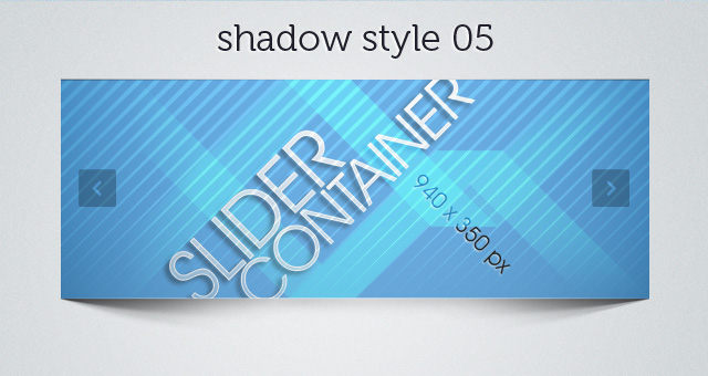 Web Slider Shadow 05