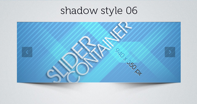 Web Slider Shadow 06