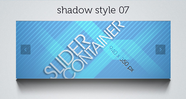 Web Slider Shadow 07