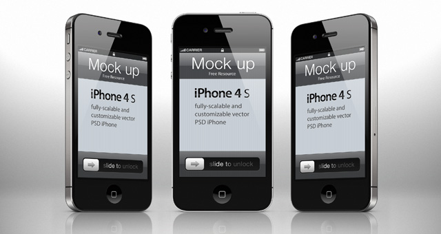 Download iPhone 4s Psd Vector Mockup Template | Psd Mock Up ... PSD Mockup Templates