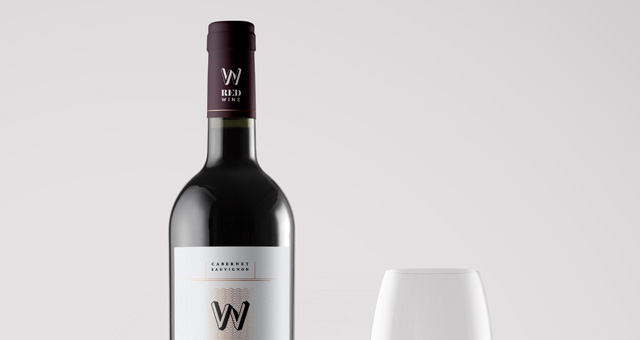 Download Psd Red Wine Bottle Mockup | Psd Mock Up Templates | Pixeden