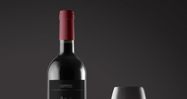 Download Psd Red Wine Bottle Mockup | Psd Mock Up Templates | Pixeden