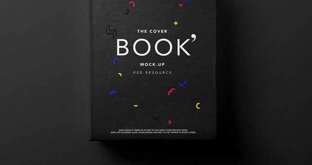 Psd Hardback Book Cover Mockup Psd Mock Up Templates Pixeden