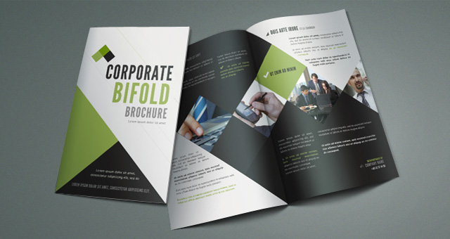 Corporate Bi Fold Brochure Template Brochure Templates Pixeden