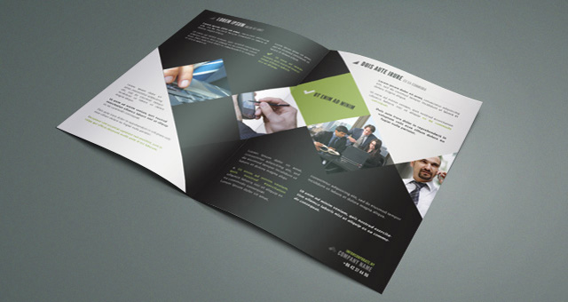 Corporate Bi Fold Brochure Template Brochure Templates Pixeden