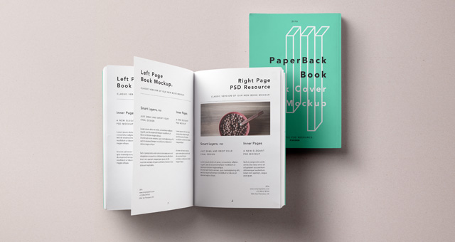 Download Paperback Psd Book Mockup Vol2 Psd Mock Up Templates Pixeden PSD Mockup Templates