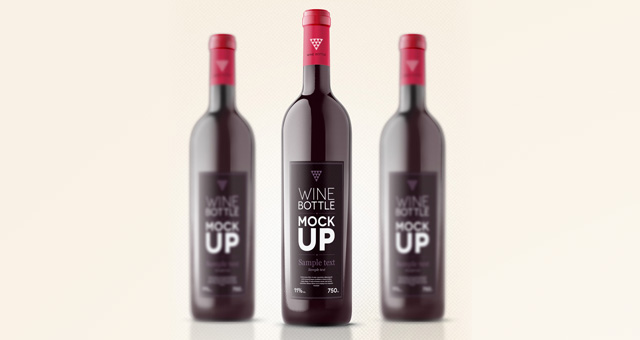 Download Psd Wine Bottle Mockup Template | Psd Mock Up Templates ...