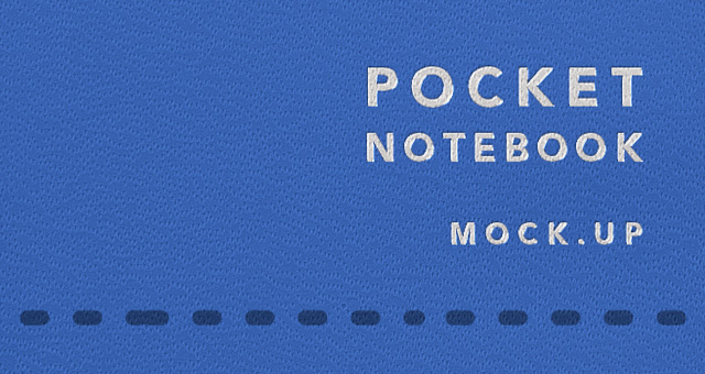 Download Pocket Psd Notebook Mockup | Psd Mock Up Templates | Pixeden