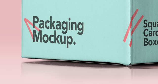 Download Square Psd Cardboard Box Mockup | Psd Mock Up Templates | Pixeden