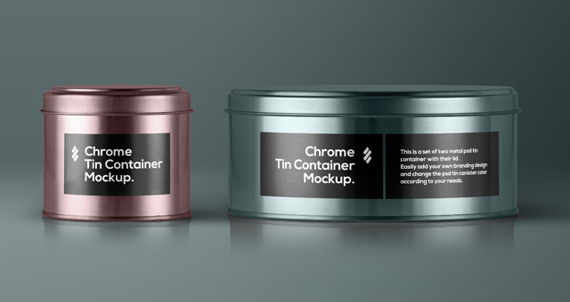 Download Psd Tin Container Packaging Vol3 | Psd Mock Up Templates | Pixeden