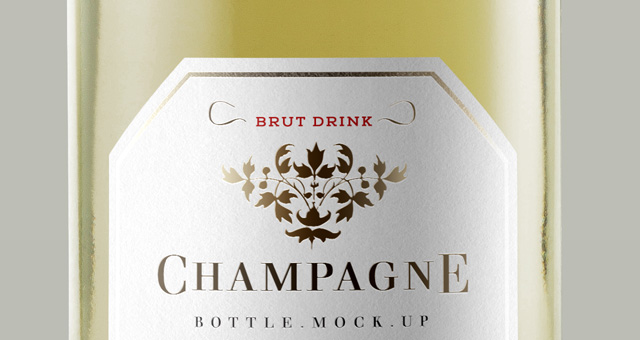 Download Psd Champagne Bottle Mockup Vol2 | Psd Mock Up Templates | Pixeden