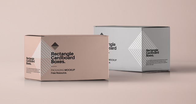 Download Rectangular Psd Box Mockup | Psd Mock Up Templates | Pixeden