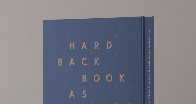 Psd A5 Hardcover Book Vol3 | Psd Mock Up Templates | Pixeden