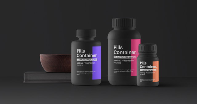 Download Psd Cosmetic Packaging Mockup Vol9 | Psd Mock Up Templates | Pixeden