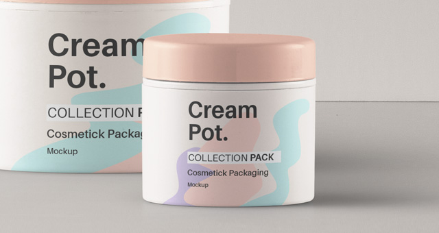 Download Psd Cream Pot Cosmetic Mockup Pack Psd Mock Up Templates Pixeden PSD Mockup Templates