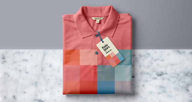 Download Folded Psd Polo Shirt Mockup | Psd Mock Up Templates | Pixeden