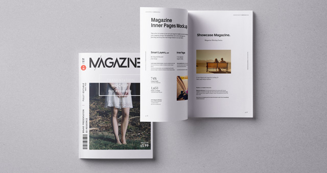 Download Psd Magazine Mockup Vol8 Psd Mock Up Templates Pixeden PSD Mockup Templates