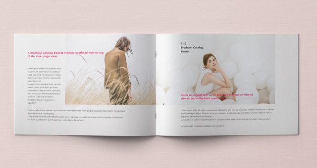 Download A4 Landscape Psd Brochure Mockup | Psd Mock Up Templates ...