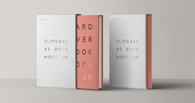 Download Psd Slipcase Book Mockup | Psd Mock Up Templates | Pixeden